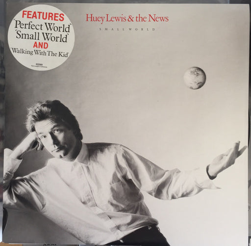 Huey Lewis & The News – Small World LP vinyl record, image 1 of 7