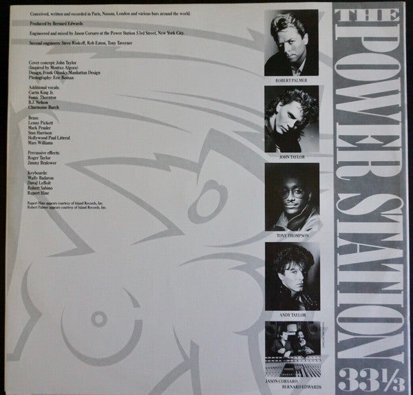 The Power Station – The Power Station LP vinyl record, image 5 of 6