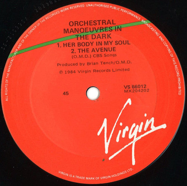 Orchestral Manoeuvres In The Dark – Locomotion 12" vinyl record, image 4 of 4
