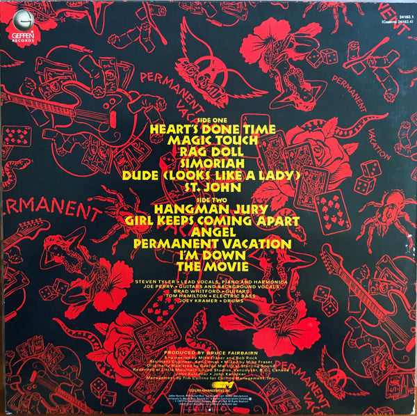 Aerosmith – Permanent Vacation LP vinyl record, image 2 of 6