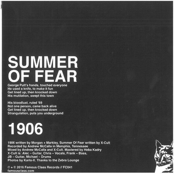 Ex-Cult – Summer Of Fear 7" vinyl record, image 5 of 5