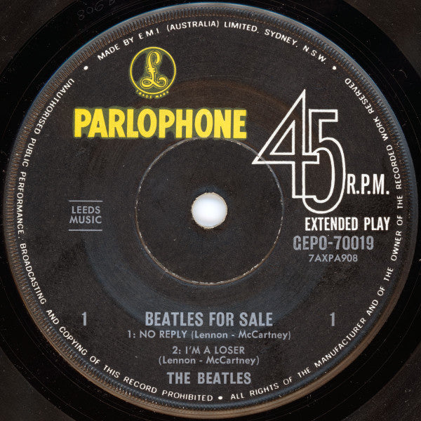 The Beatles – Beatles For Sale 7" vinyl record, image 3 of 4