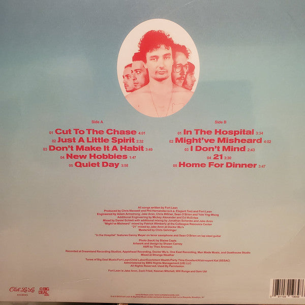 Fort Lean – Quiet Day LP vinyl record, image 3 of 3
