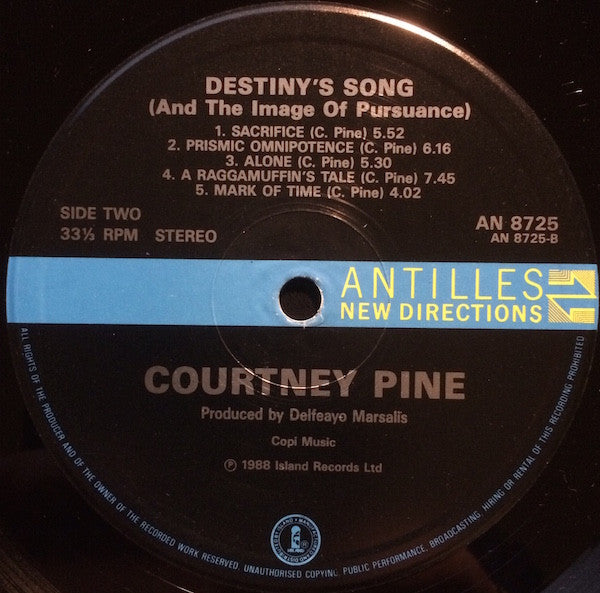Courtney Pine – Destiny's Song + The Image Of Pursuance LP vinyl record, image 4 of 6