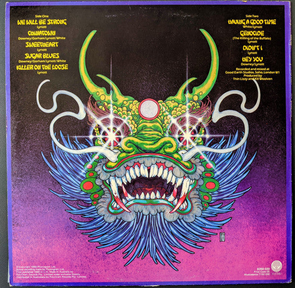 Thin Lizzy – Chinatown LP vinyl record, image 2 of 6
