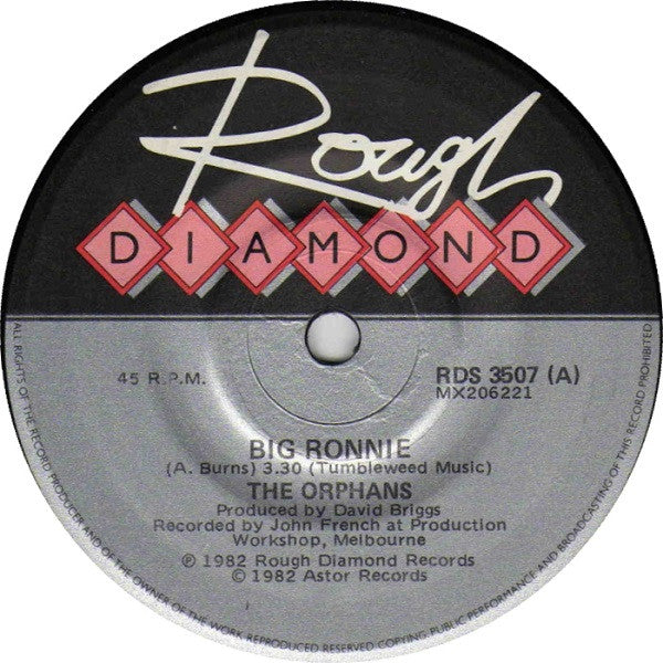 The Orphans – Big Ronnie 7" vinyl record, image 1 of 2