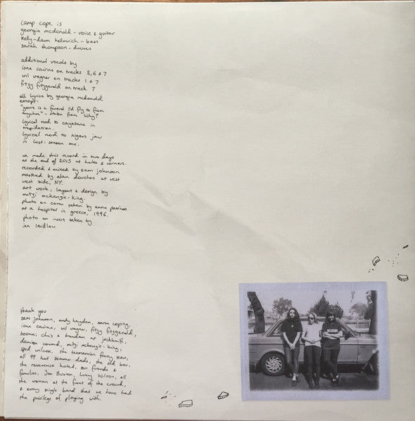 Camp Cope – Camp Cope LP vinyl record, image 4 of 6