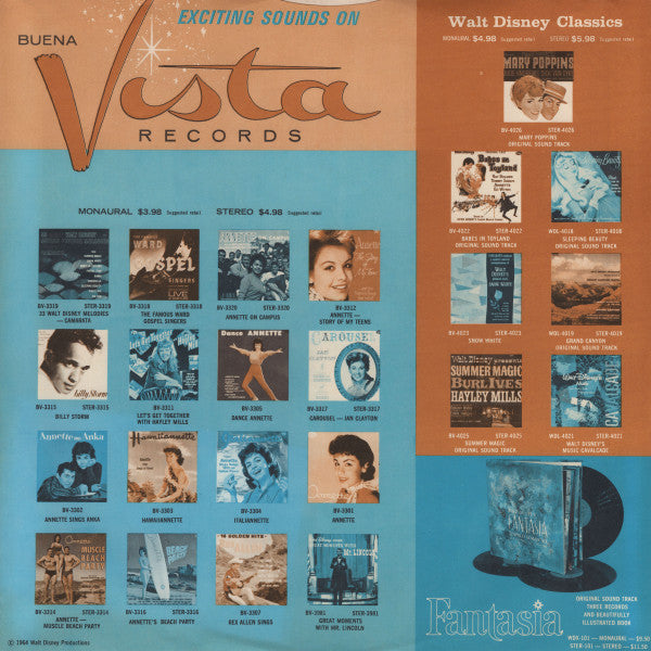 Various – Mary Poppins: Original Cast Soundtrack LP vinyl record, image 6 of 8