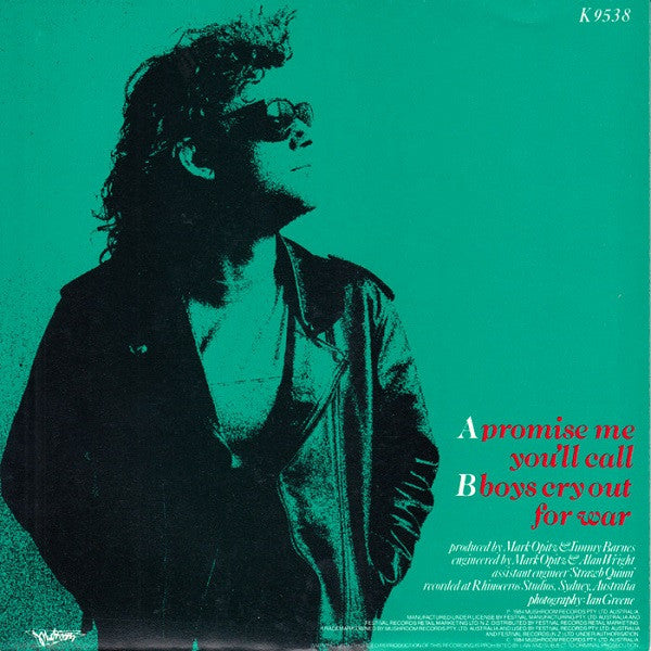 Jimmy Barnes – Promise Me You'll Call 7" vinyl record, image 4 of 4