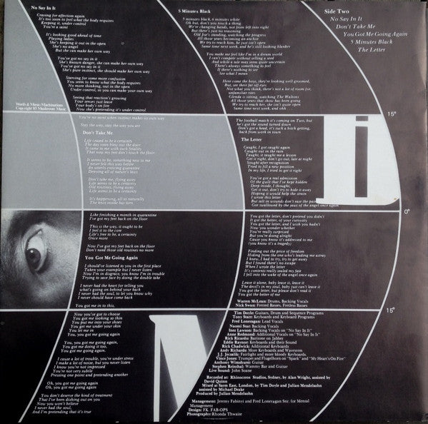 Machinations – Big Music LP vinyl record, image 6 of 6