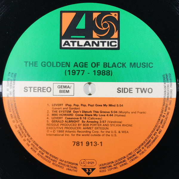 Various – The Golden Age Of Black Music (1977-1988) LP vinyl record, image 4 of 5