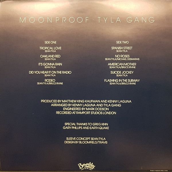 Tyla Gang – Moonproof LP vinyl record, image 7 of 7