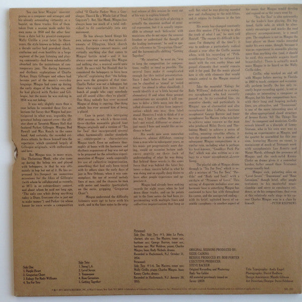 Charles Mingus – Jazz Workshop LP vinyl record, image 2 of 6