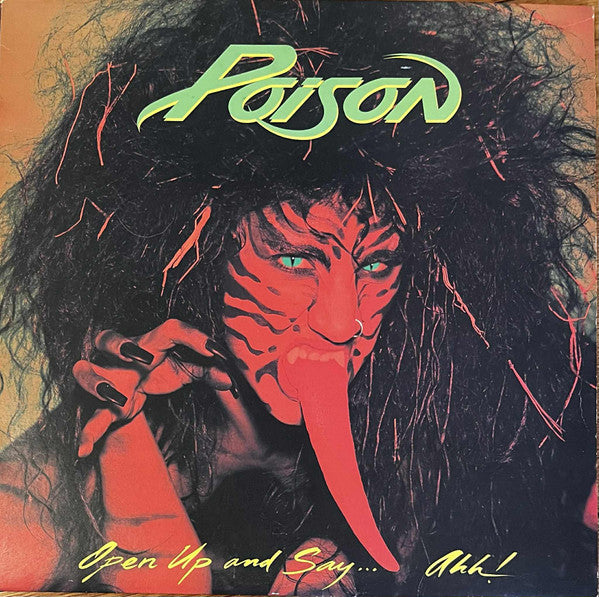Poison – Open Up And Say... Ahh! LP vinyl record, image 1 of 6