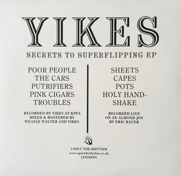 Yikes – Secrets To Superflipping EP 10" vinyl record, image 2 of 7