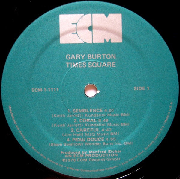 Gary Burton – Times Square LP vinyl record, image 3 of 4