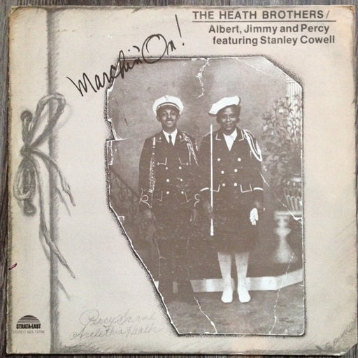 The Heath Brothers, Albert Heath, Jimmy Heath, Percy Heath, Stanley Cowell – Marchin' On! LP vinyl record, image 1 of 4
