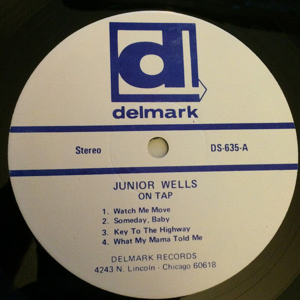 Junior Wells – On Tap LP vinyl record, image 3 of 6