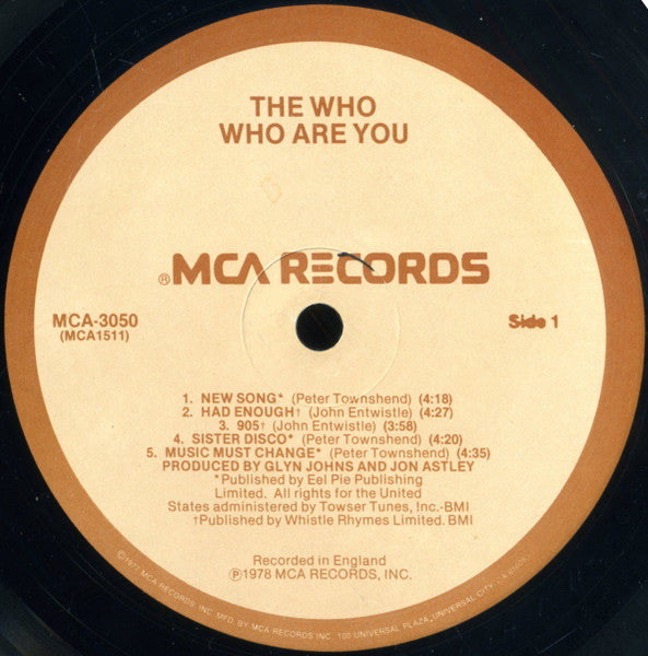 The Who – Who Are You LP vinyl record, image 3 of 6