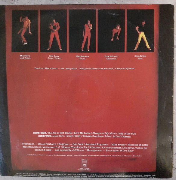 Loverboy – Loverboy LP vinyl record, image 2 of 4