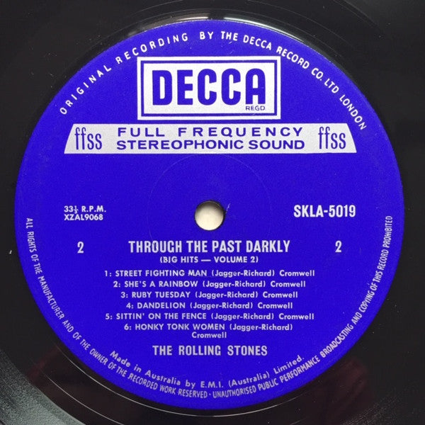 The Rolling Stones – Through The Past, Darkly (Big Hits Vol. 2) LP vinyl record, image 7 of 7