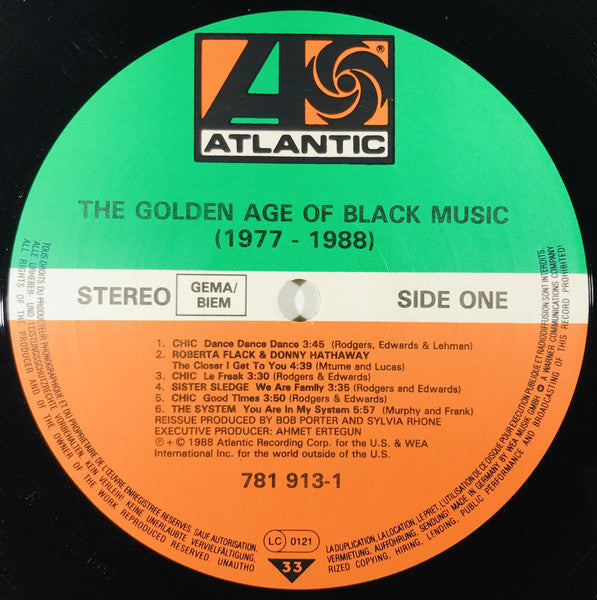 Various – The Golden Age Of Black Music (1977-1988) LP vinyl record, image 3 of 5