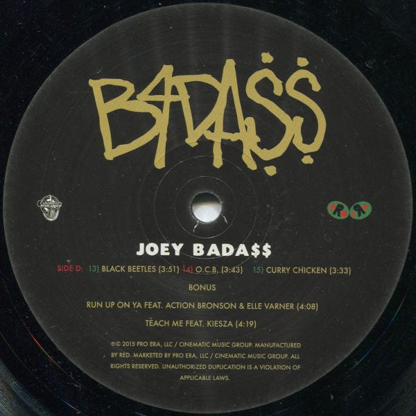 Joey Bada$$ – B4.DA.$$ (2xLP) LP vinyl record, image 8 of 9