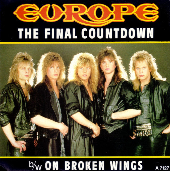 Europe – The Final Countdown b/w Broken Wings 7" vinyl record, image 1 of 4