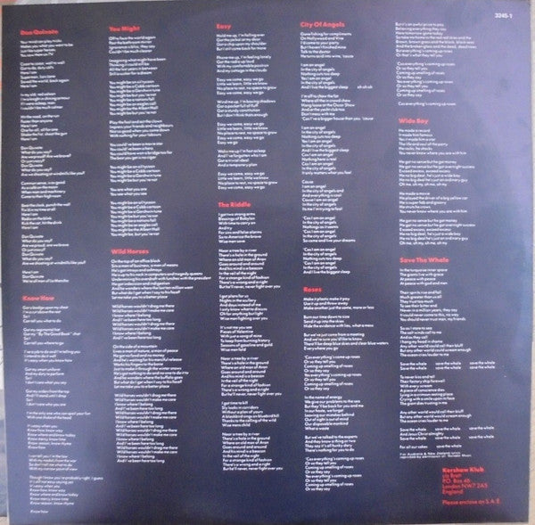 Nik Kershaw – The Riddle LP vinyl record, image 3 of 6