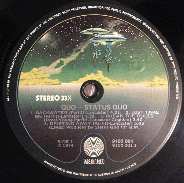 Status Quo – Quo LP vinyl record, image 3 of 6