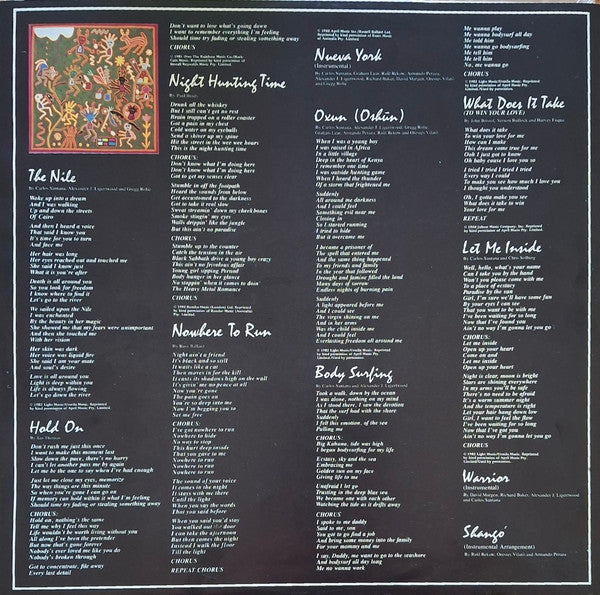 Santana – Shango LP vinyl record, image 3 of 6
