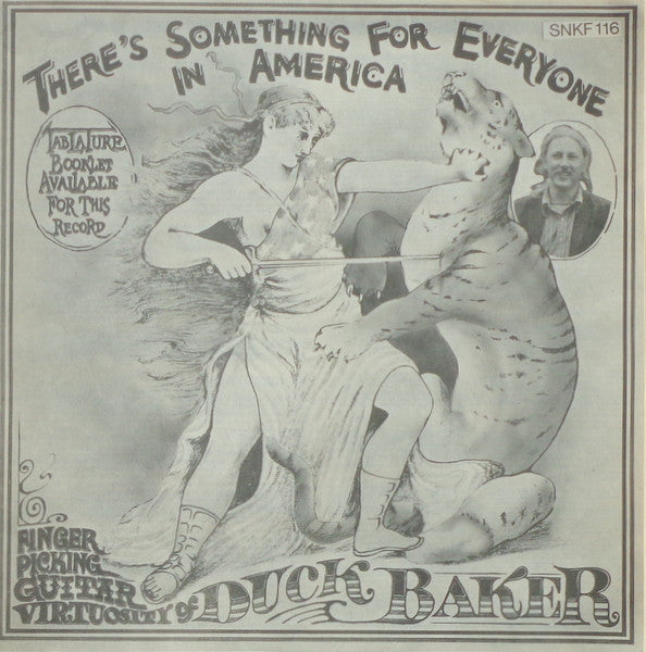 Duck Baker – There’s Something For Everyone In America LP vinyl record, image 5 of 5