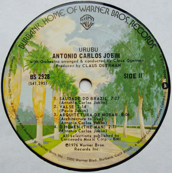 Antonio Carlos Jobim – Urubu LP vinyl record, image 4 of 5