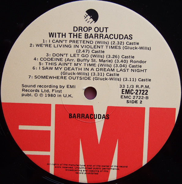 Barracudas – Drop Out With The Barracudas LP vinyl record, image 4 of 5