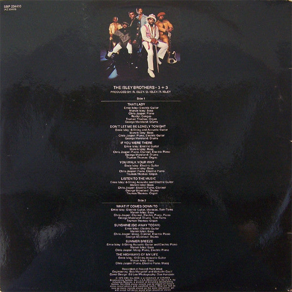The Isley Brothers – 3 + 3 LP vinyl record, image 2 of 6