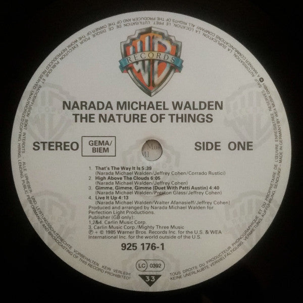 Narada Michael Walden – The Nature Of Things LP vinyl record, image 3 of 6