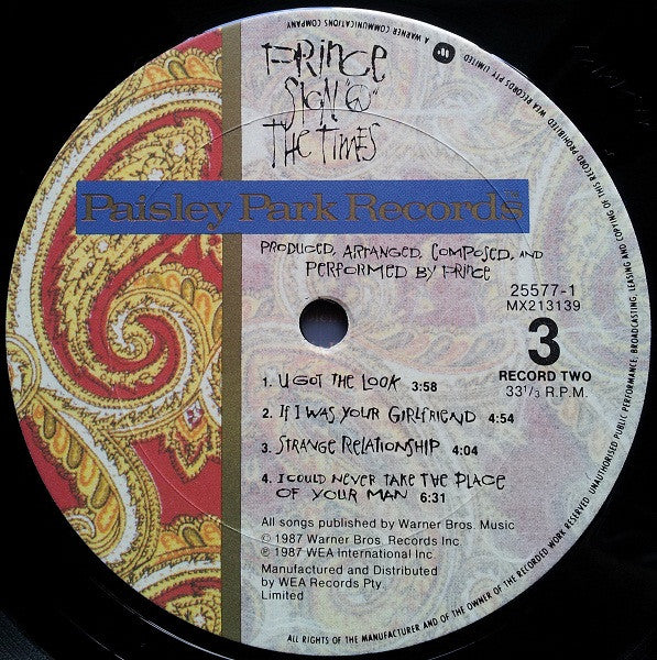 Prince – Sign "O" The Times (2xLP) LP vinyl record, image 10 of 10
