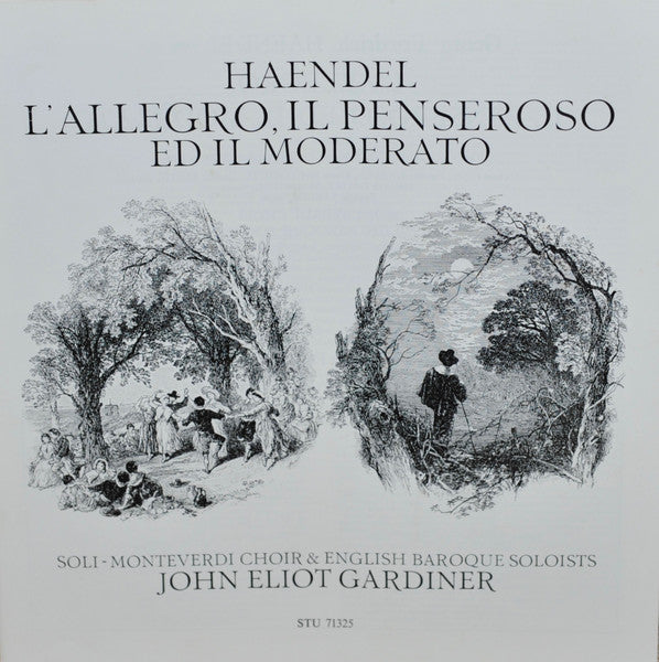 Georg Friedrich Händel, The Monteverdi Choir, The English Baroque Soloists, John Eliot Gardiner – L'Allegro, Il Penseroso Ed Il Moderato LP vinyl record, image 3 of 8