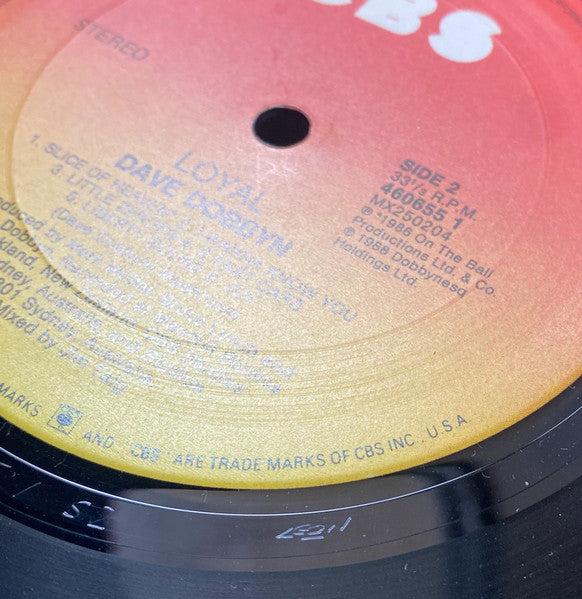 Dave Dobbyn – Loyal LP vinyl record, image 8 of 8