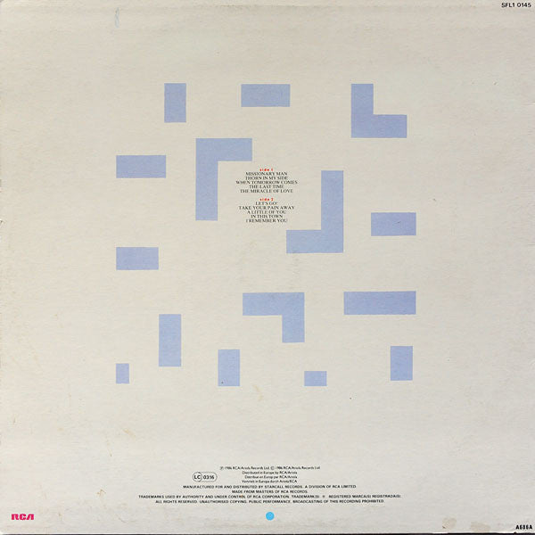 Eurythmics – Revenge LP vinyl record, image 2 of 6