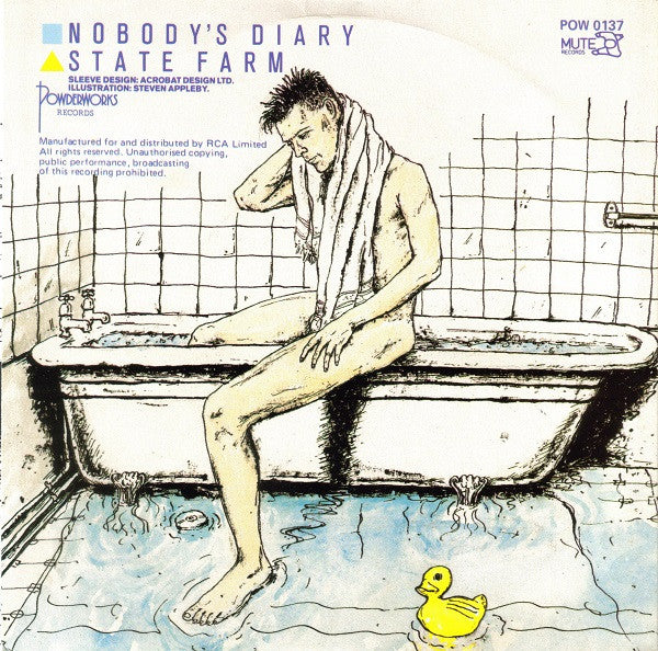 Yazoo – Nobody's Diary 7" vinyl record, image 2 of 4