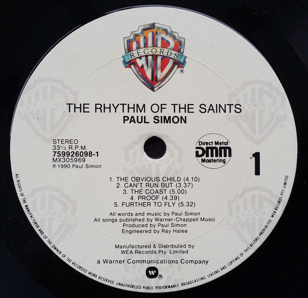 Paul Simon – The Rhythm Of The Saints LP vinyl record, image 5 of 6