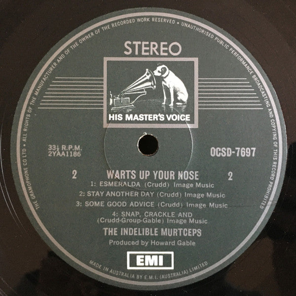 Indelible Murtceps – "Warts Up Your Nose" LP vinyl record, image 5 of 5