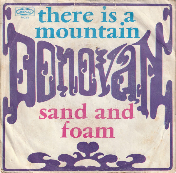 Donovan – There Is A Mountain / Sand And Foam 7" vinyl record, image 2 of 4