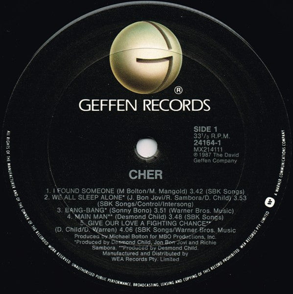 Cher – Cher LP vinyl record, image 3 of 6