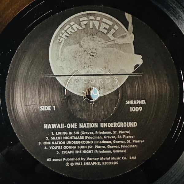 Hawaii – One Nation Underground LP vinyl record, image 3 of 4