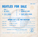 The Beatles – Beatles For Sale 7" vinyl record, image 2 of 4