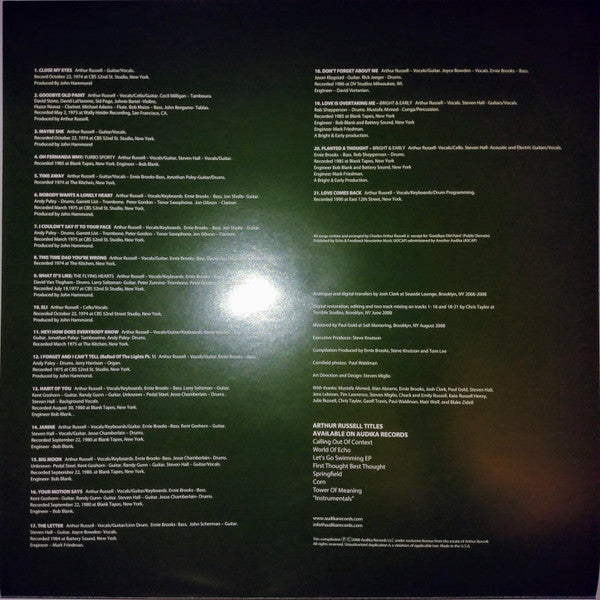 Arthur Russell – Love Is Overtaking Me (2xLP) LP vinyl record, image 5 of 10