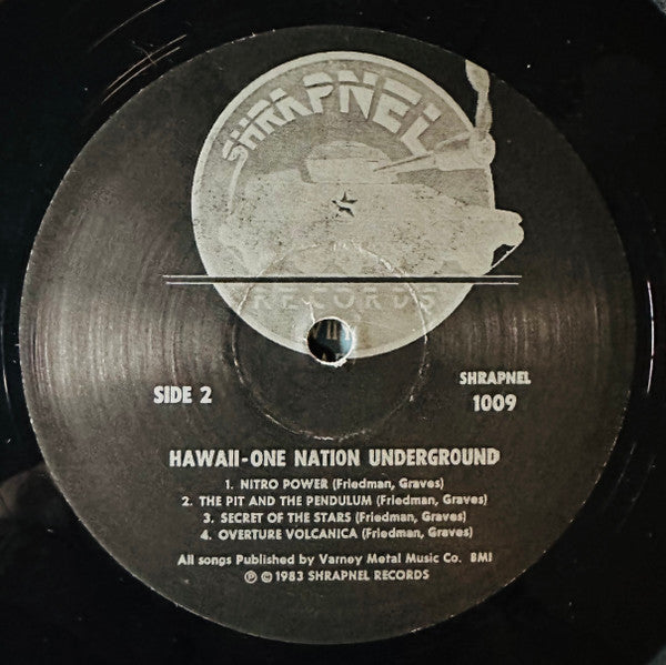 Hawaii – One Nation Underground LP vinyl record, image 4 of 4