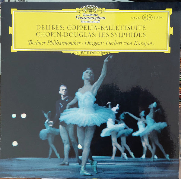 Léo Delibes, Frédéric Chopin, Roy Douglas, Berliner Philharmoniker, Herbert von Karajan – Coppelia-Ballettsuite / Les Sylphides LP vinyl record, image 1 of 4